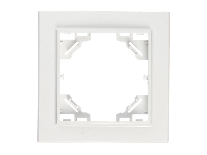 Рамка Technolink Electric 1-постовая, пластик, IP20, цвет белый РАСПРОДАЖА