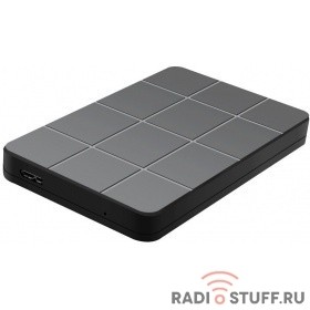 AgeStar 3UB2P1(6G) USB 3.0 Внешний корпус 2.5" SATAIII HDD/SSD пластик, чёрный [06992/14661]