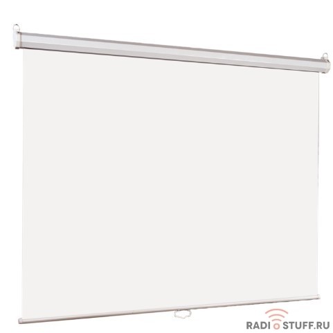 Lumien Eco Picture [LEP-100109] Настенный экран  203х203см (рабочая область 195х195 см) Matte White восьмигранный корпус, возможность потолочн./настенного крепления, уровень в комплекте, 1:1 (треуголь
