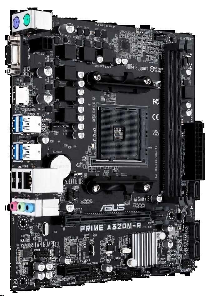 Материнская плата AMD A320 SAM4 MATX PRIME A320M-R-SI ASUS