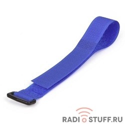 Hyperline WAS-290-BL Хомут для кабеля, липучка с застежкой, 290х20мм, синий