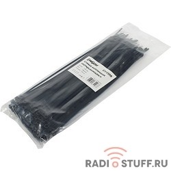 Exegate EX253853RUS Стяжка нейлоновая, неоткрывающаяся. Exegate <CV-250B>, 250мм, упак. 100шт Black