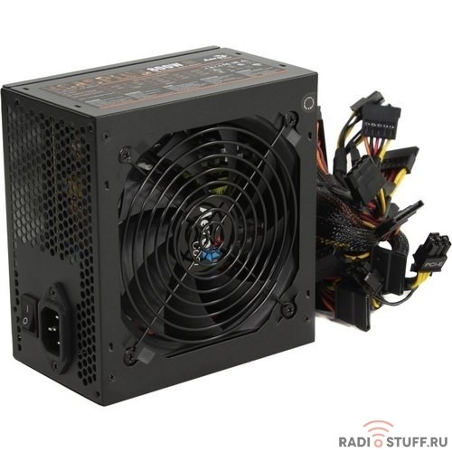 Блок питания Aerocool KCAS PLUS 800W <800W, (20+4+4+4) pin, 4x(6+2) pin, 7xSATA, 4xMolex, 12 см, 80+ Bronze, кабель питания, ATX> RTL
