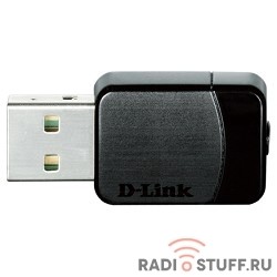 D-Link DWA-171/RU/C1A Беспроводной двухдиапазонный USB-адаптер AC600